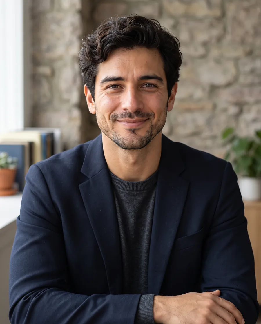 Creative Casual headshot of the same person