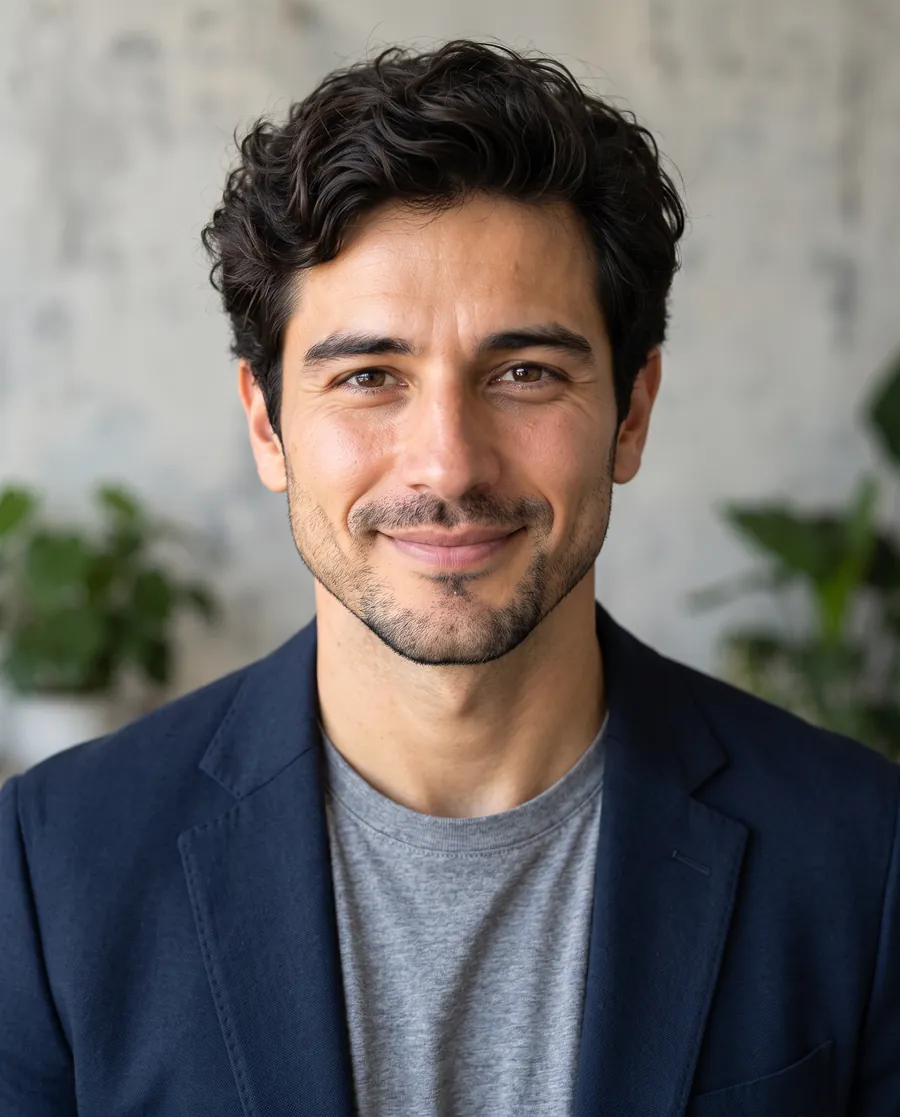 Creative Casual headshot of the same person